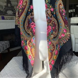 Gorgeous Vintage fabric Cape